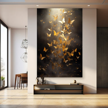 Gold Butterfly Painting